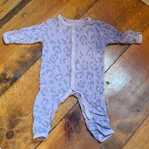 Kyte BABY Taro Leopard Newborn Romper